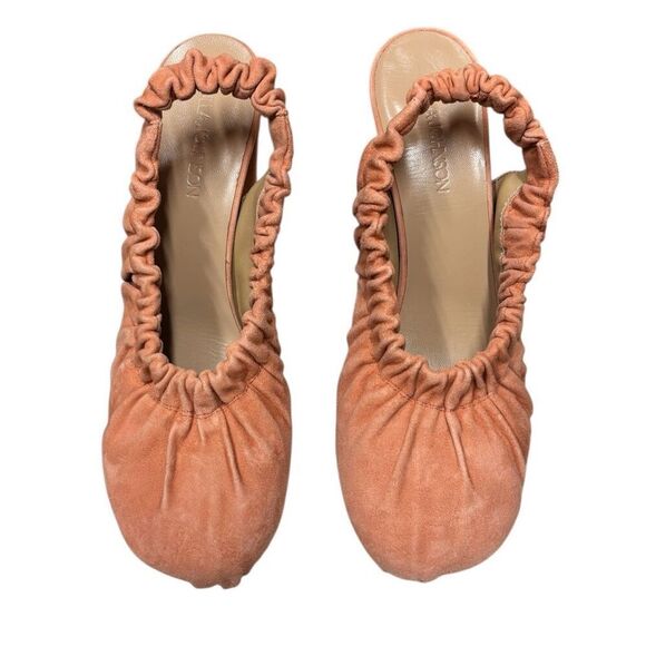 ULLA JOHNSON Lucia Ruched High Heel In Henna NWB Size 39 1/2 - Picture 2 of 9